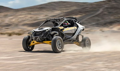2026 Can-Am Maverick X3 DS TURBO RR. Photograph shows the 2025 model.