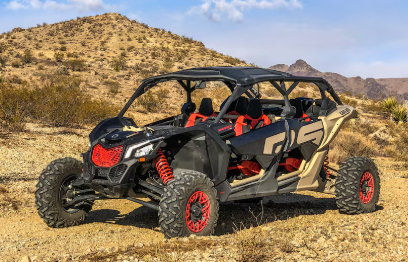 2024 Can-Am Maverick X3 MAX X rc TURBO RR. Photograph shows the 2025 model.