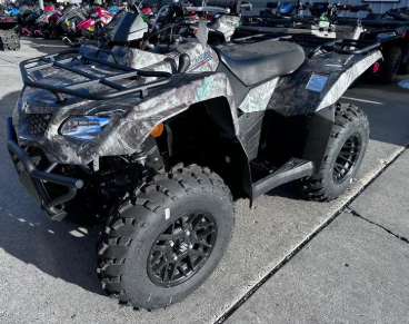 2024 Suzuki KingQuad 500 AXi Power Steering. Photograph shows the 2025 model.