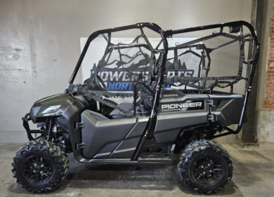 2024 Honda Pioneer 700-4 Deluxe. Photograph shows the 2025 model.