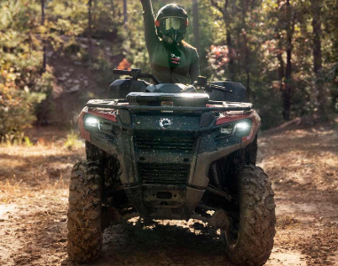 2024 Can-Am Outlander™ 500. Photograph shows the 2025 model.