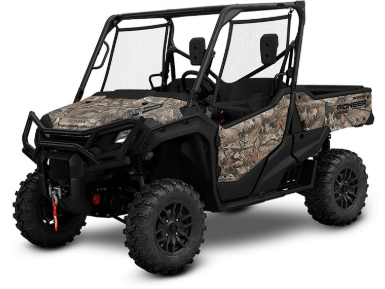 2024 Honda Pioneer 1000 Deluxe. Photograph shows the 2025 model.