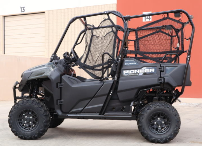 2024 Honda Pioneer 700-4 Base. Photograph shows the 2025 model.