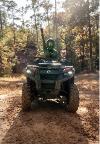2024 Can-Am Outlander™ Pro XU HD5. Photograph shows the 2025 model.