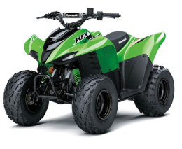 2024 Kawasaki KFX® 90. Photograph shows the 2025 model.