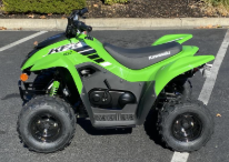 2024 Kawasaki KFX® 50. Photograph shows the 2025 model.