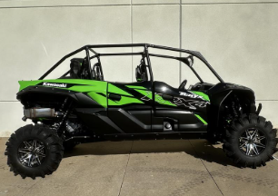 2024 Kawasaki Teryx® KRX®4 1000 eS. Photograph shows the 2025 model.