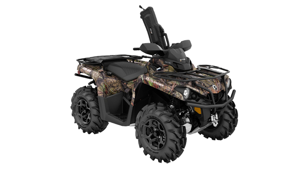 2019 Can-Am Outlander™ Mossy Oak Hunting Edition 450. Photograph shows the 2018 model.