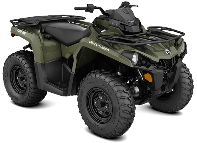 2019 Can-Am Outlander™ 450. Photograph shows the 2020 model.
