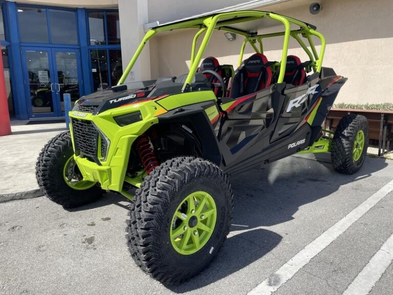 2021 Polaris RZR® Turbo S 4 Lifted Lime LE