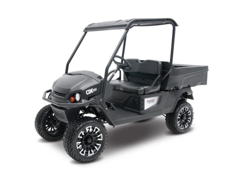 2024 Tracker Off Road OX EV. Photograph shows the 2023 model.